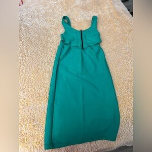 3 pieces , skirt with cropped , and 2 pants